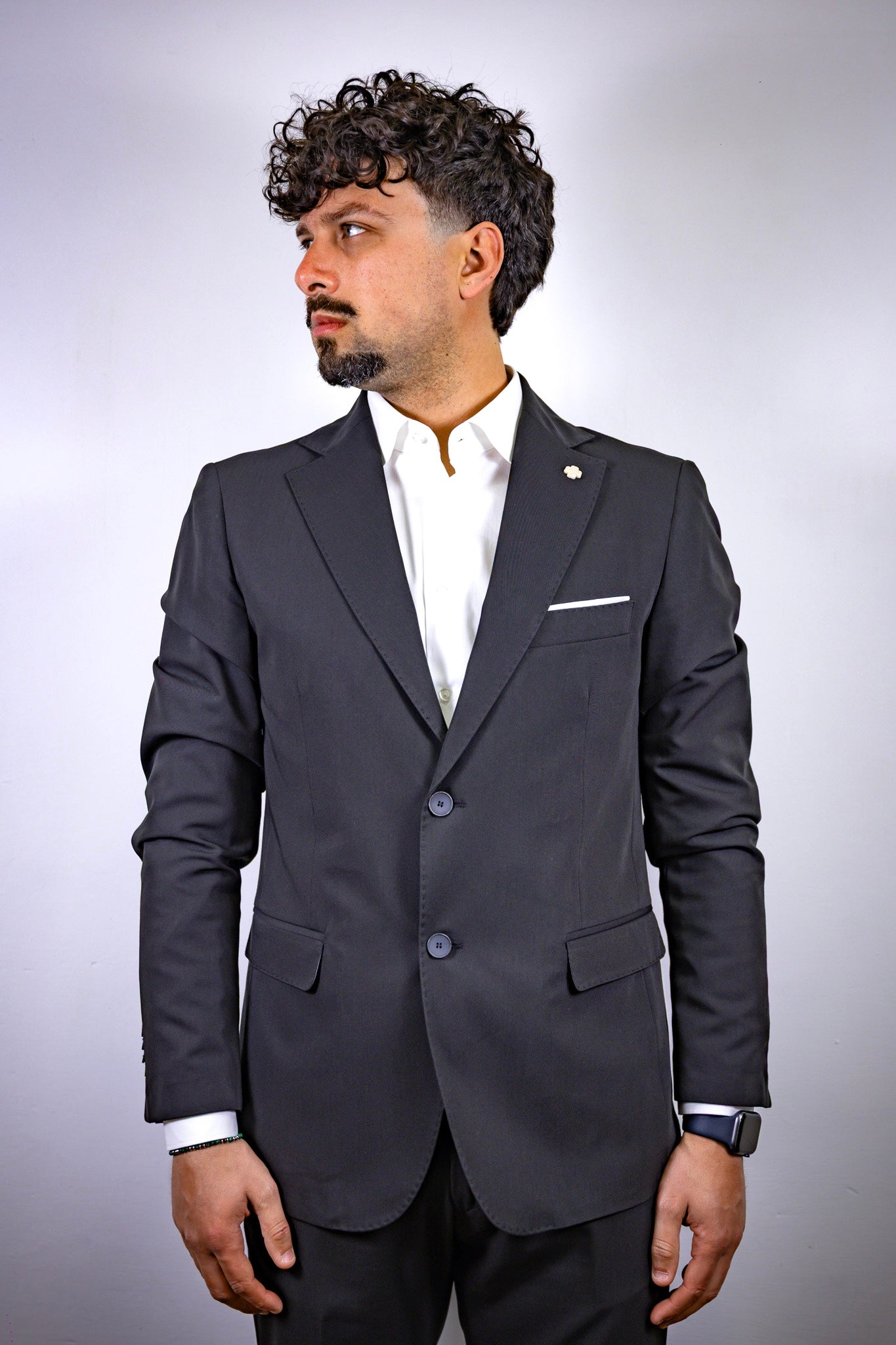 ABITO 2 BOTTONI OVER-D NERO