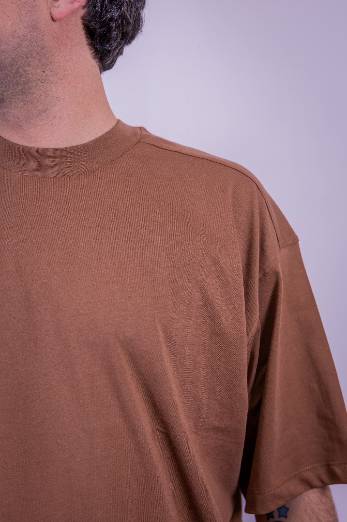 T-SHIRT TAGLIO BOXING OVER-D