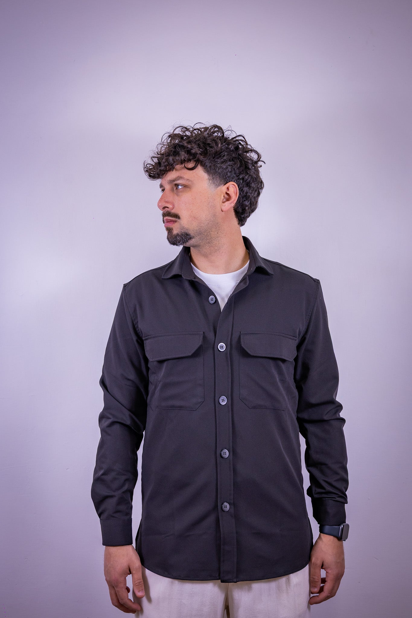 OVERSHIRT OVER-D NERO