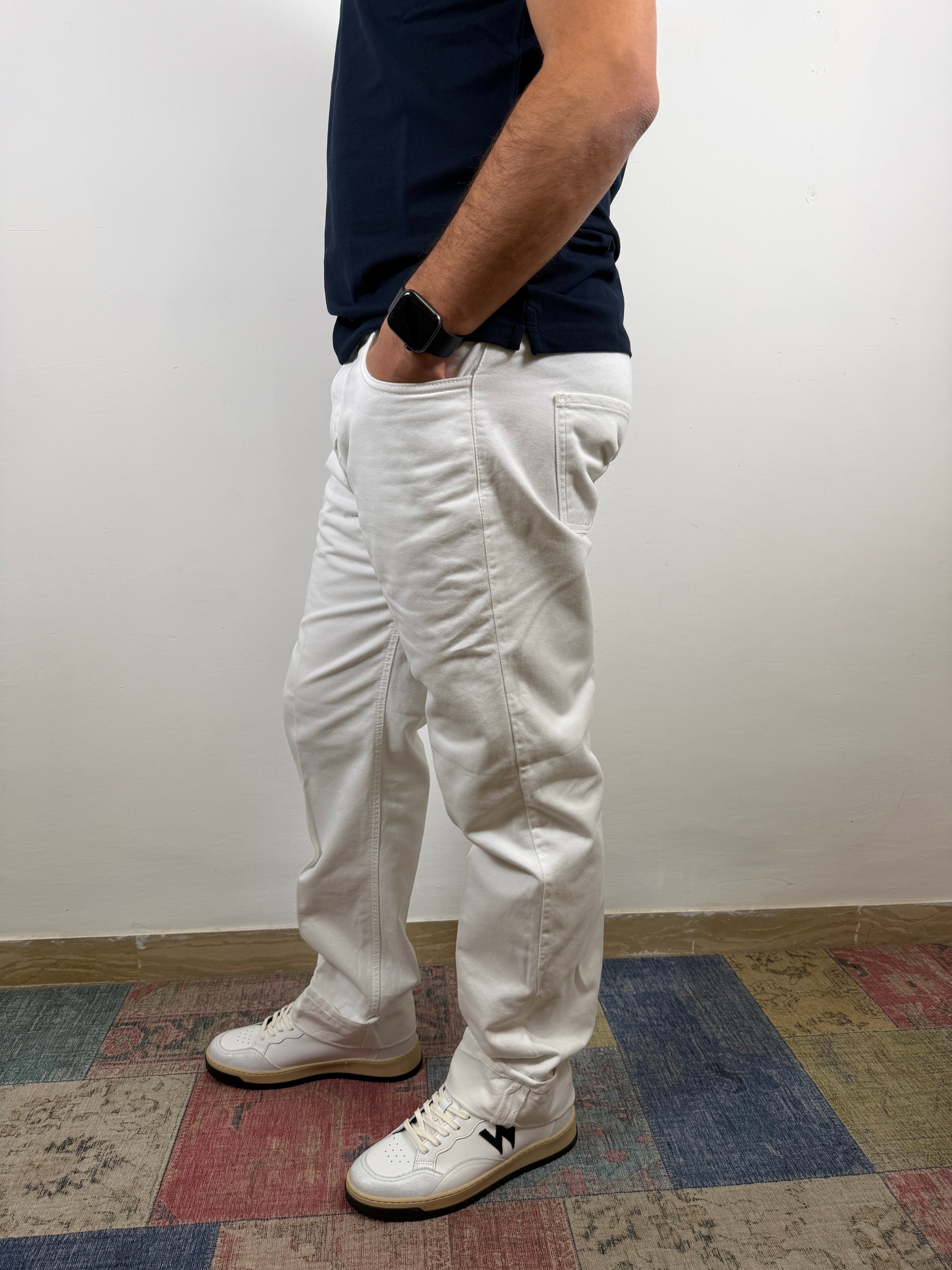 JEANS LOOSE OVER-D BIANCO