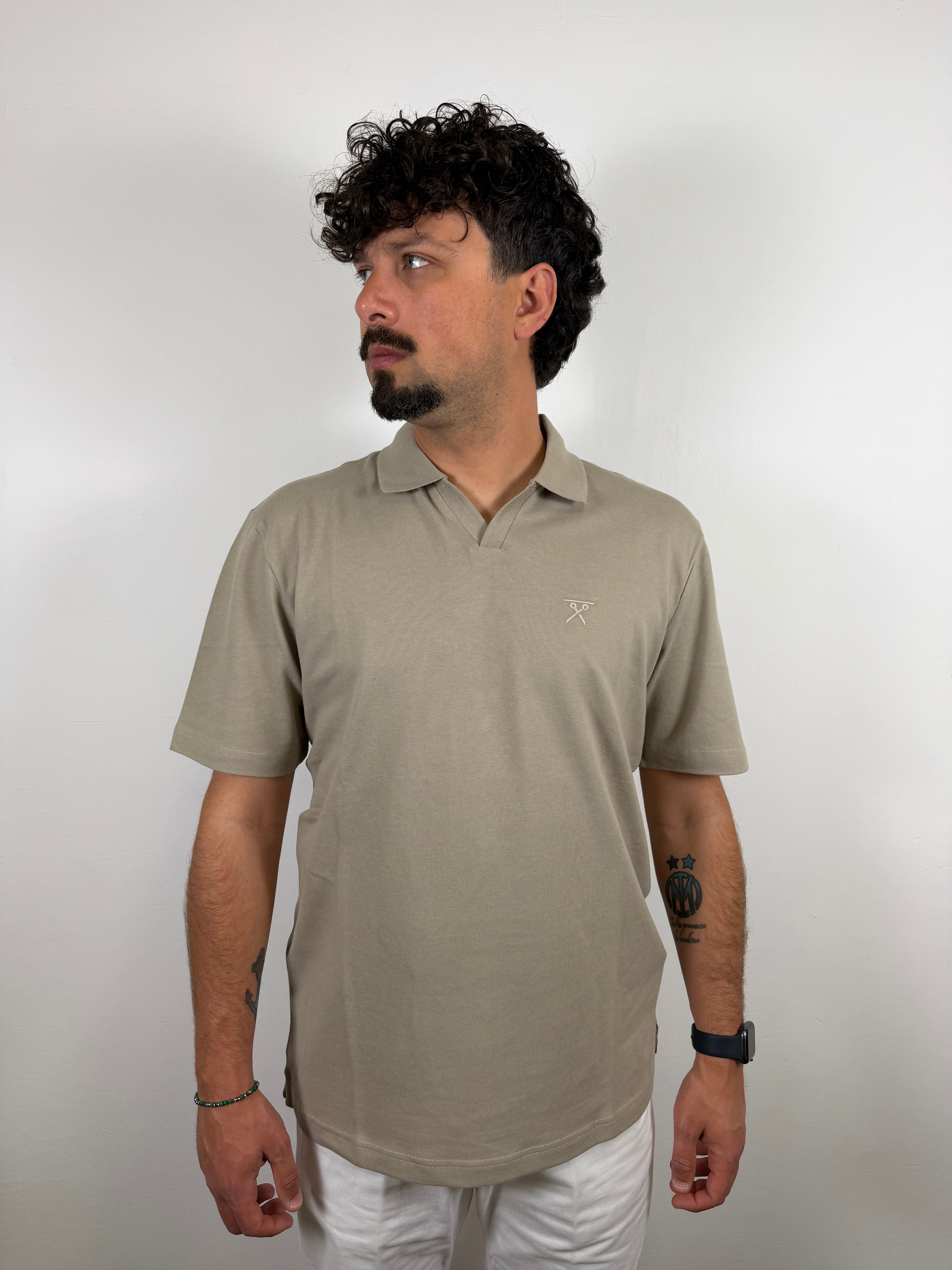 POLO PIQUET BERNA BEIGE