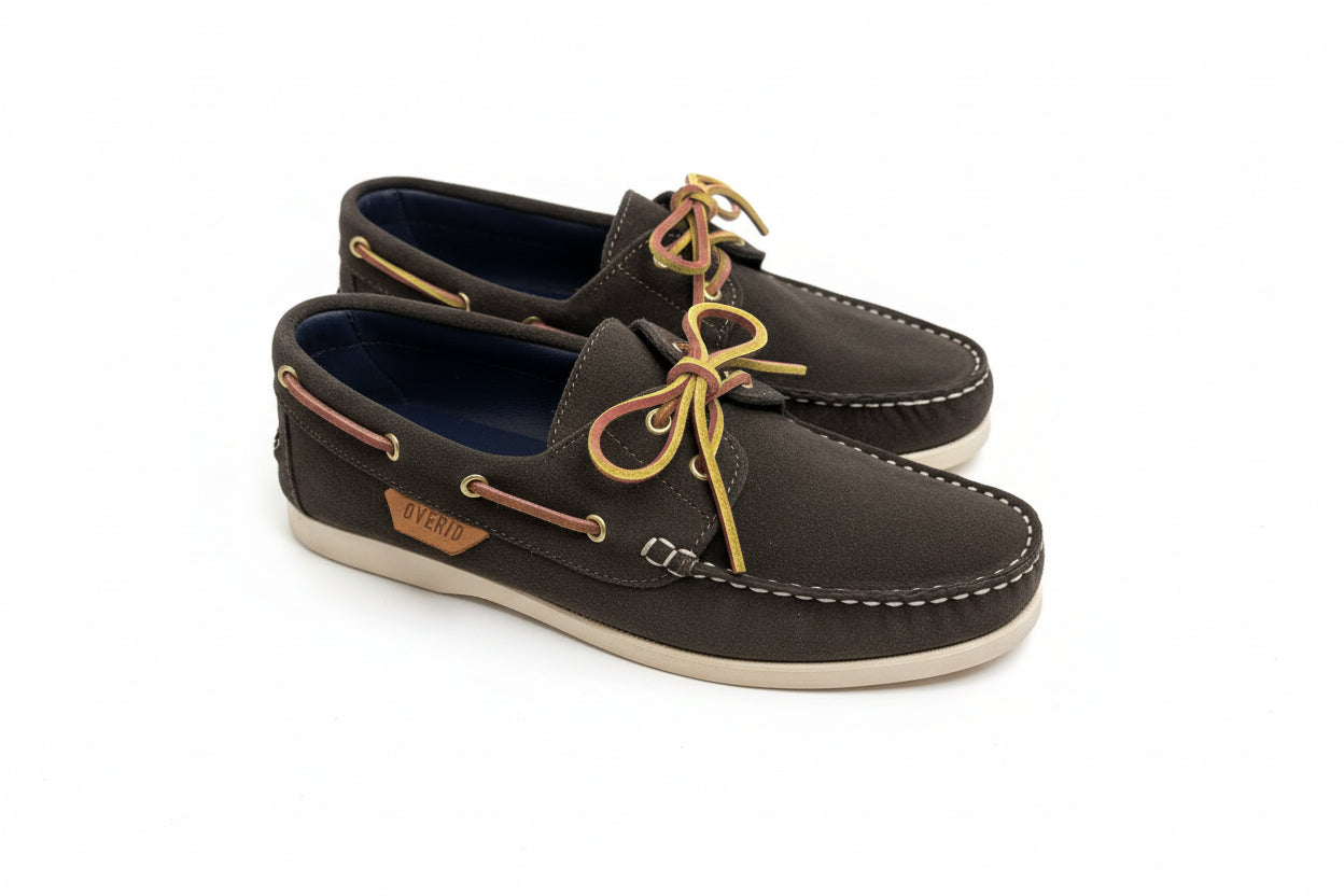 MOCASSINO BARCA CAMOSCIO OVER-D TESTA DI MORO