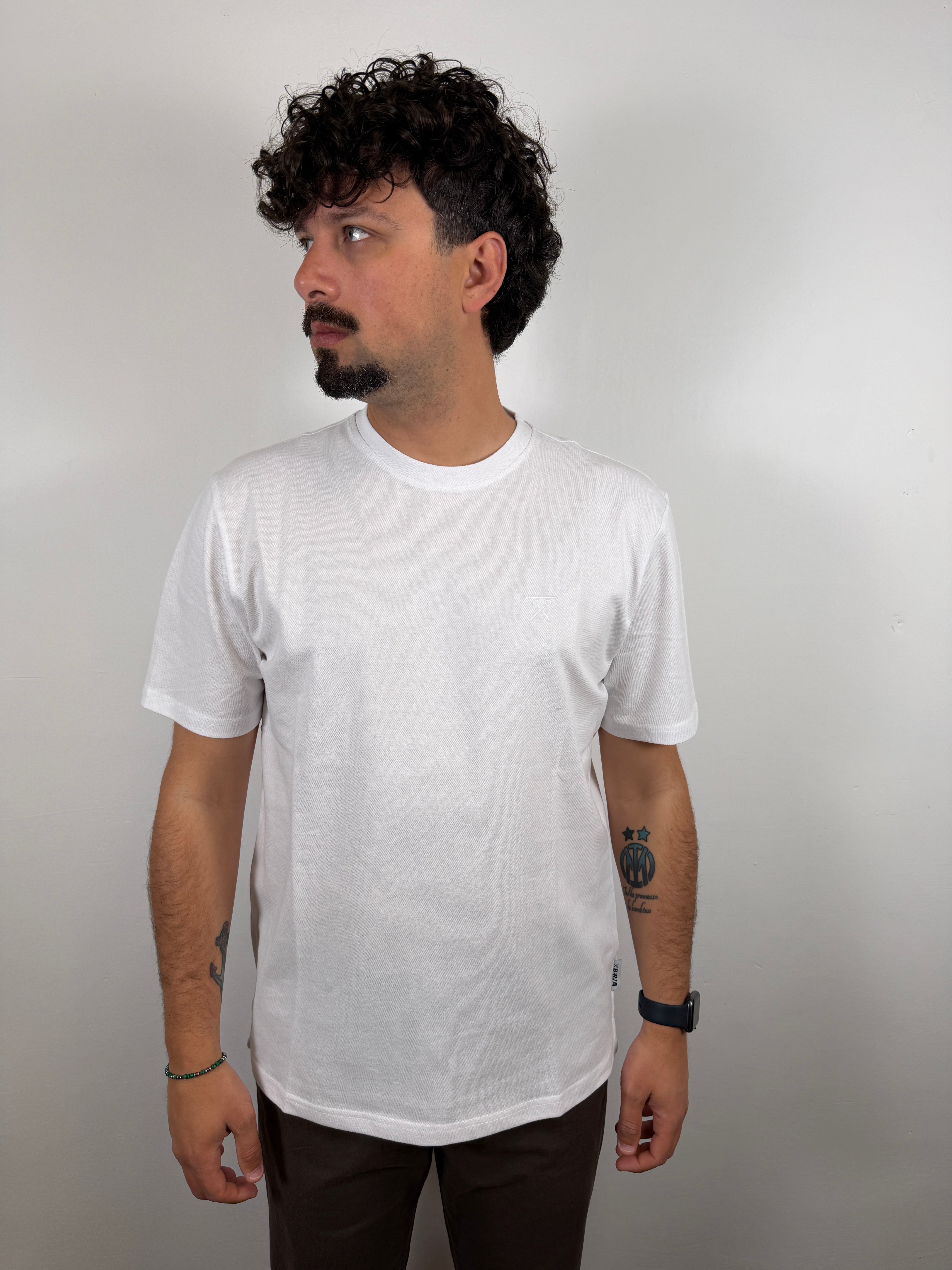 T-SHIRT PIQUET BERNA BIANCA