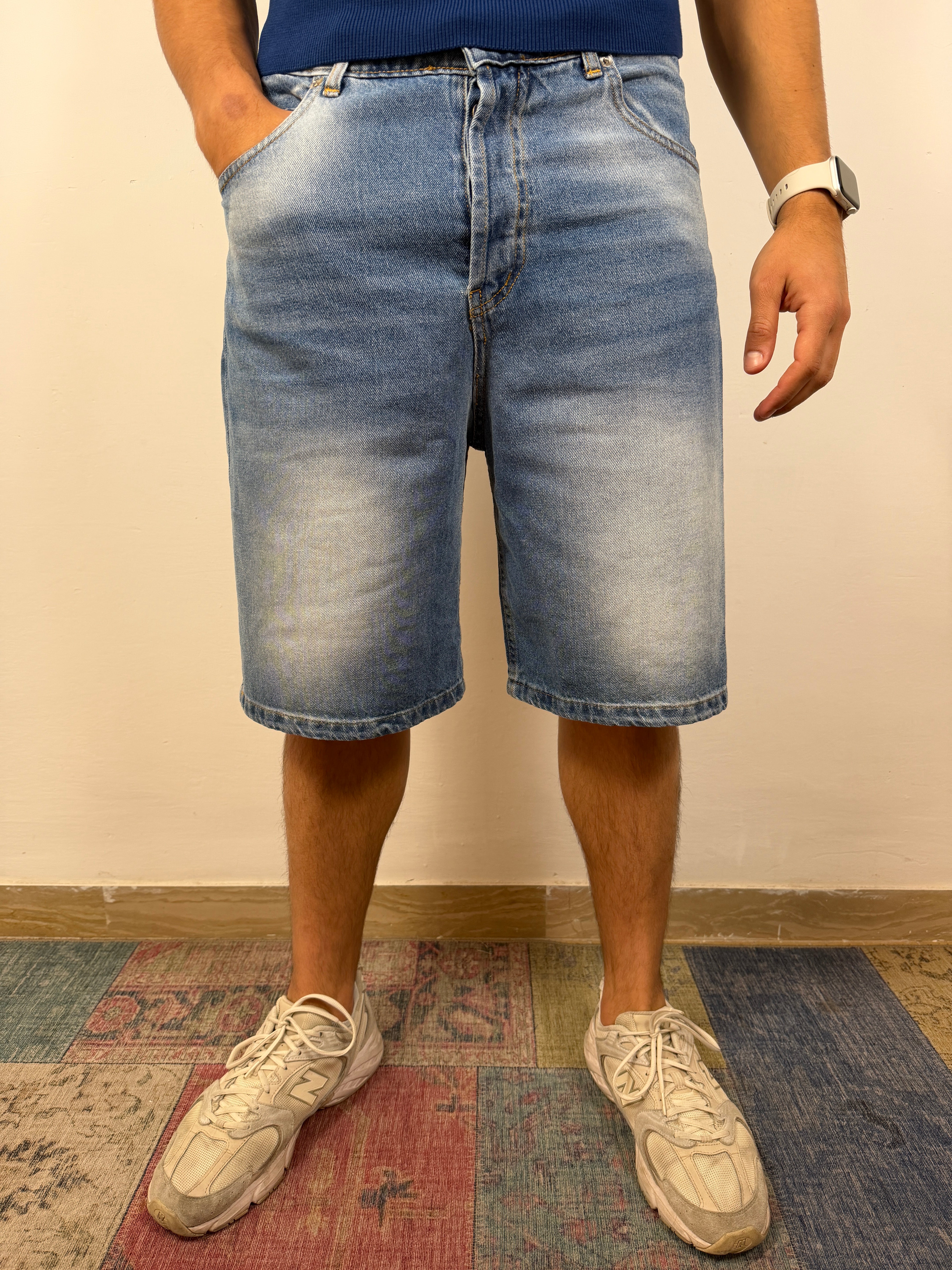 BERMUDA JEANS OVER-D