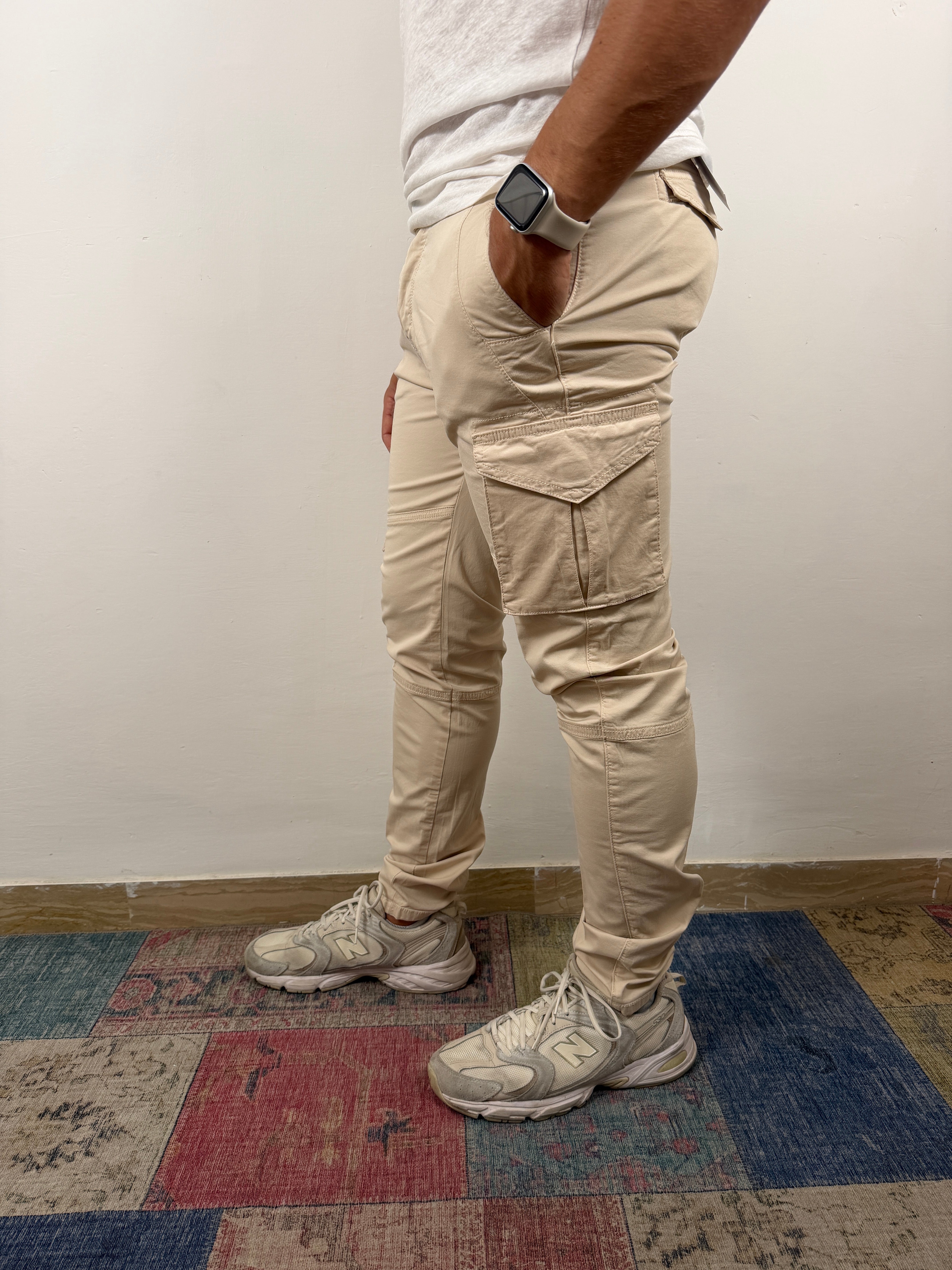 PANTALONE CARGO OVER D BEIGE
