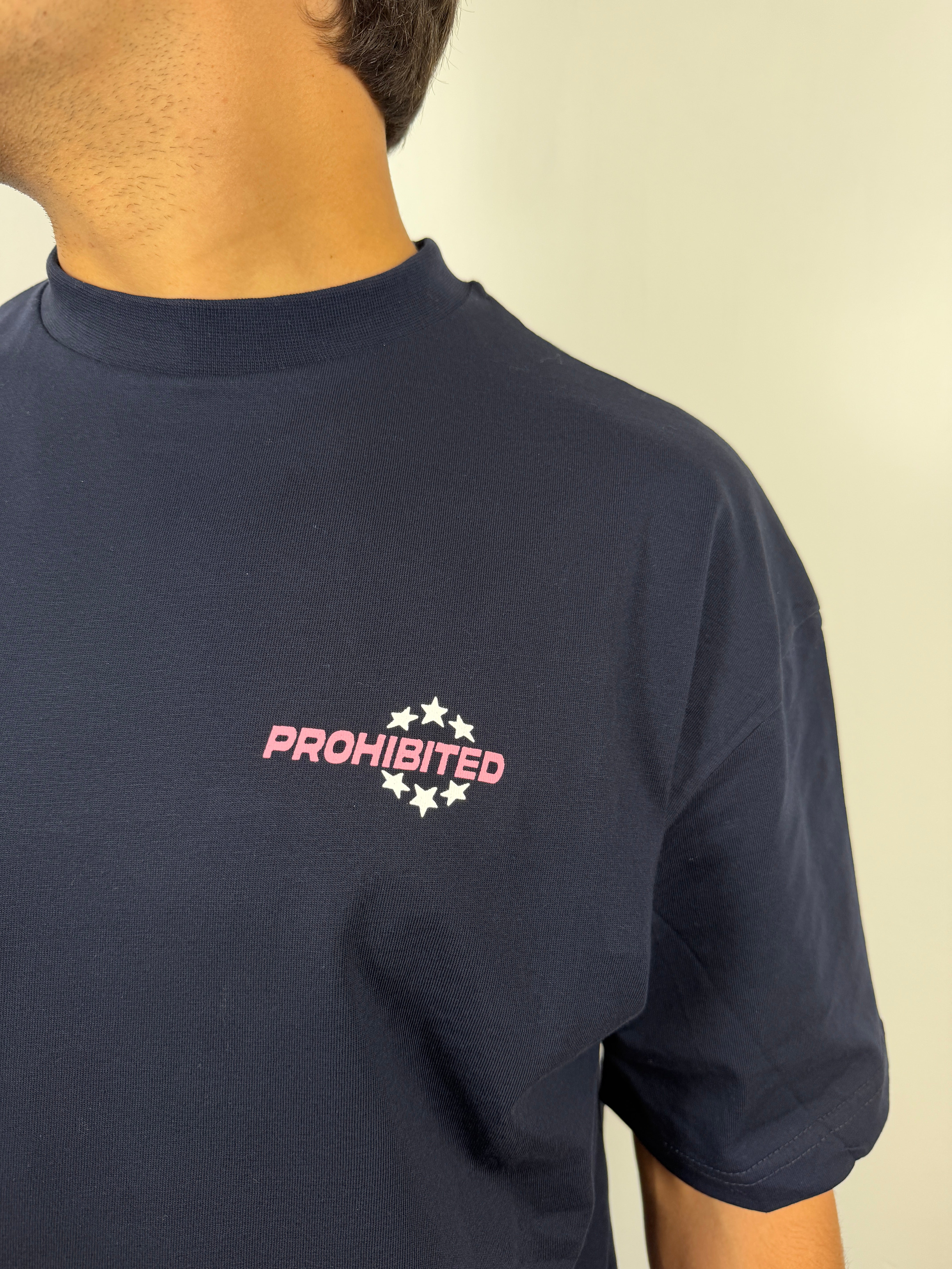 RUNNING CLUB TEE DEEP BLU PROHIBITED