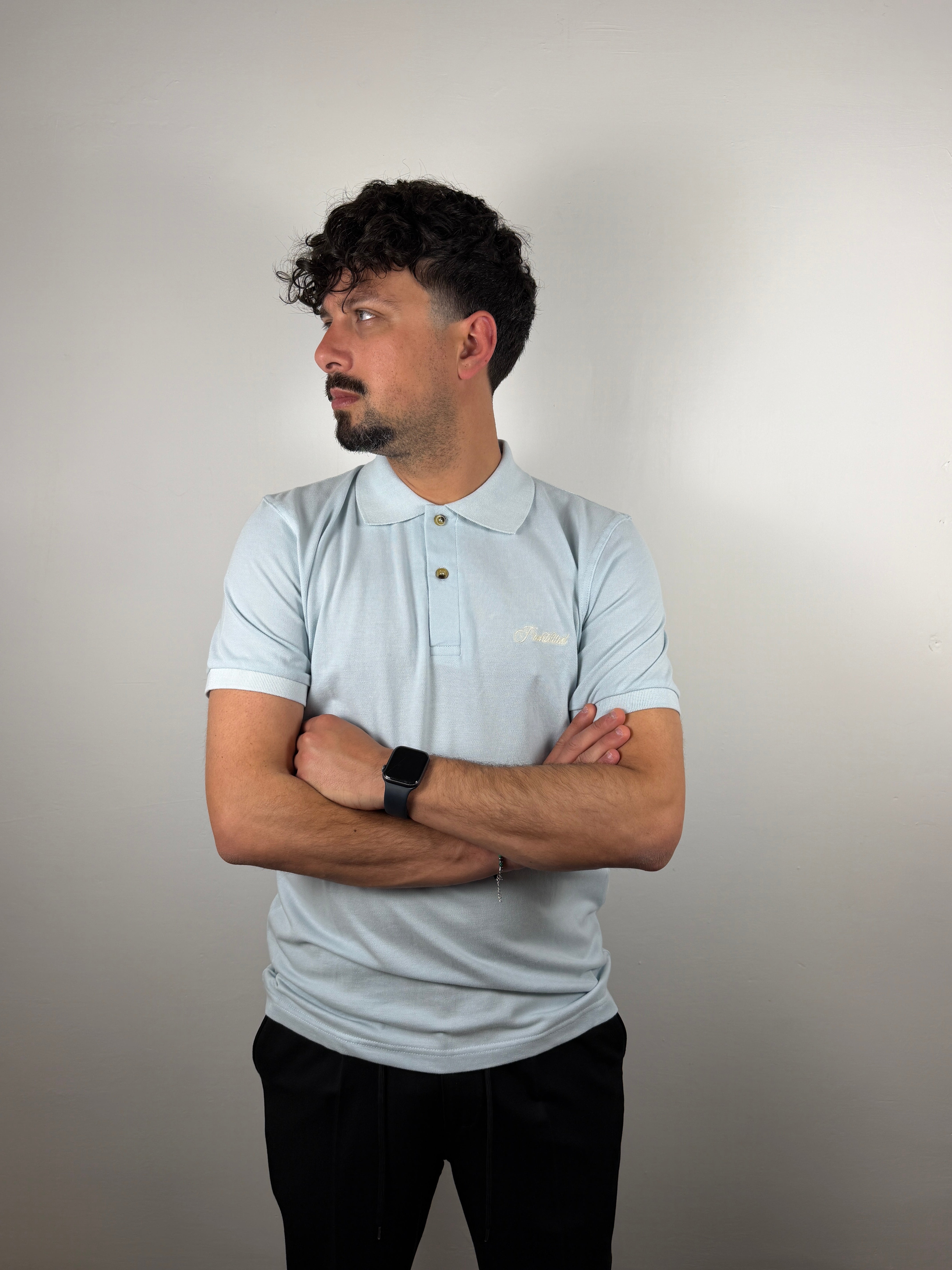 HAMPTON POLO CELESTE PROHIBITED