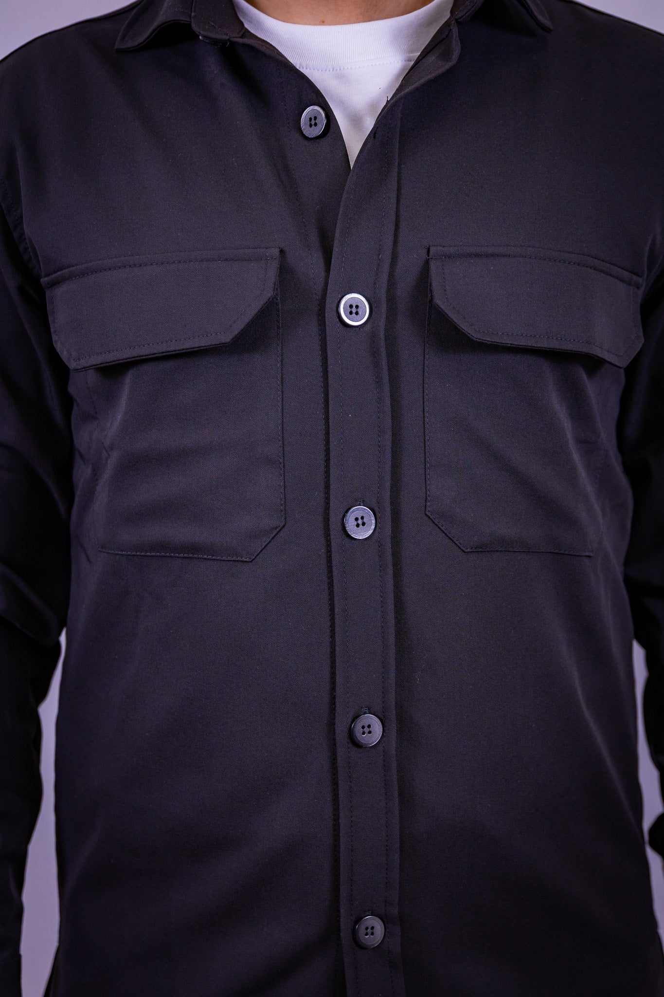OVERSHIRT OVER-D NERO