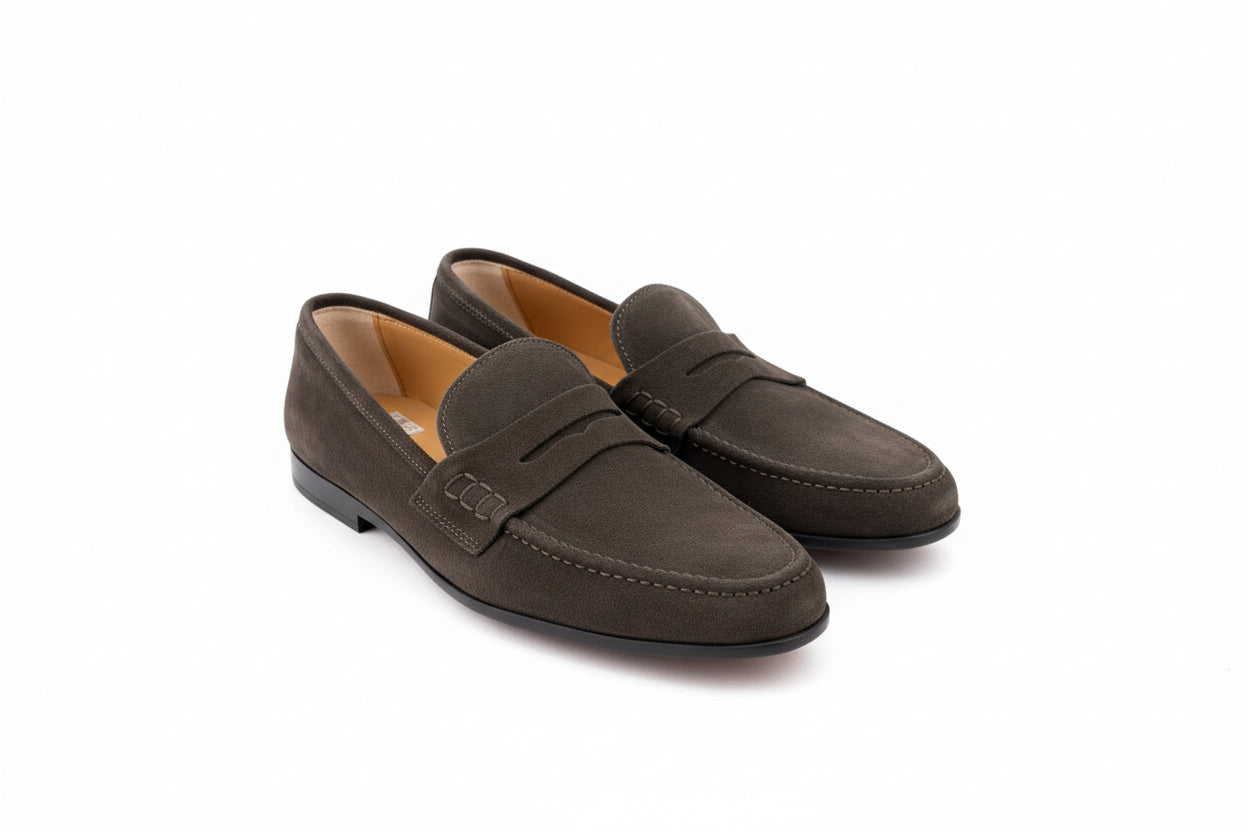 MOCASSINO LOAFER CAMOSCIO OVER-D TESTA DI MORO