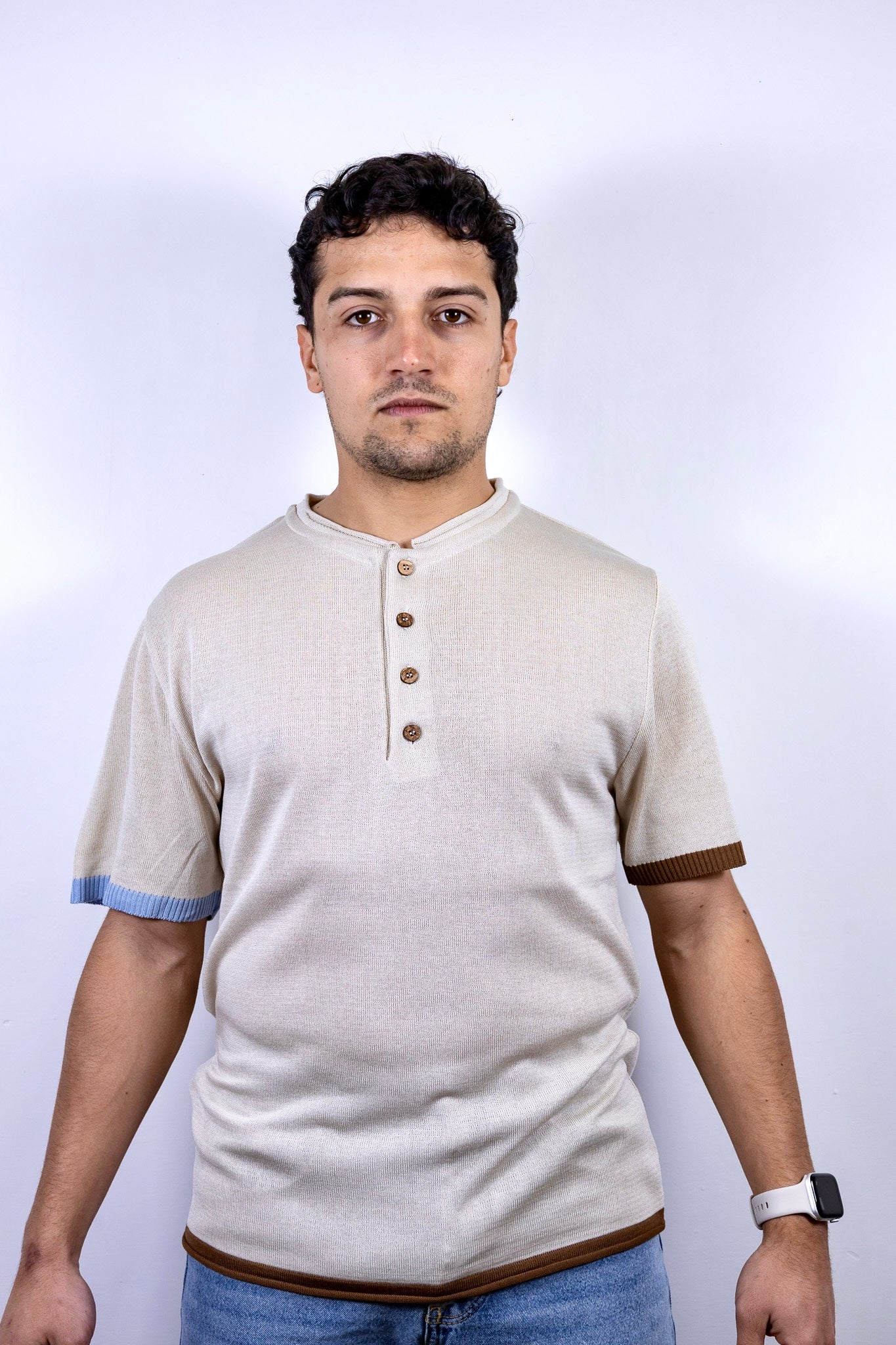 MAGLIA SERAFINO OVER-D BEIGE