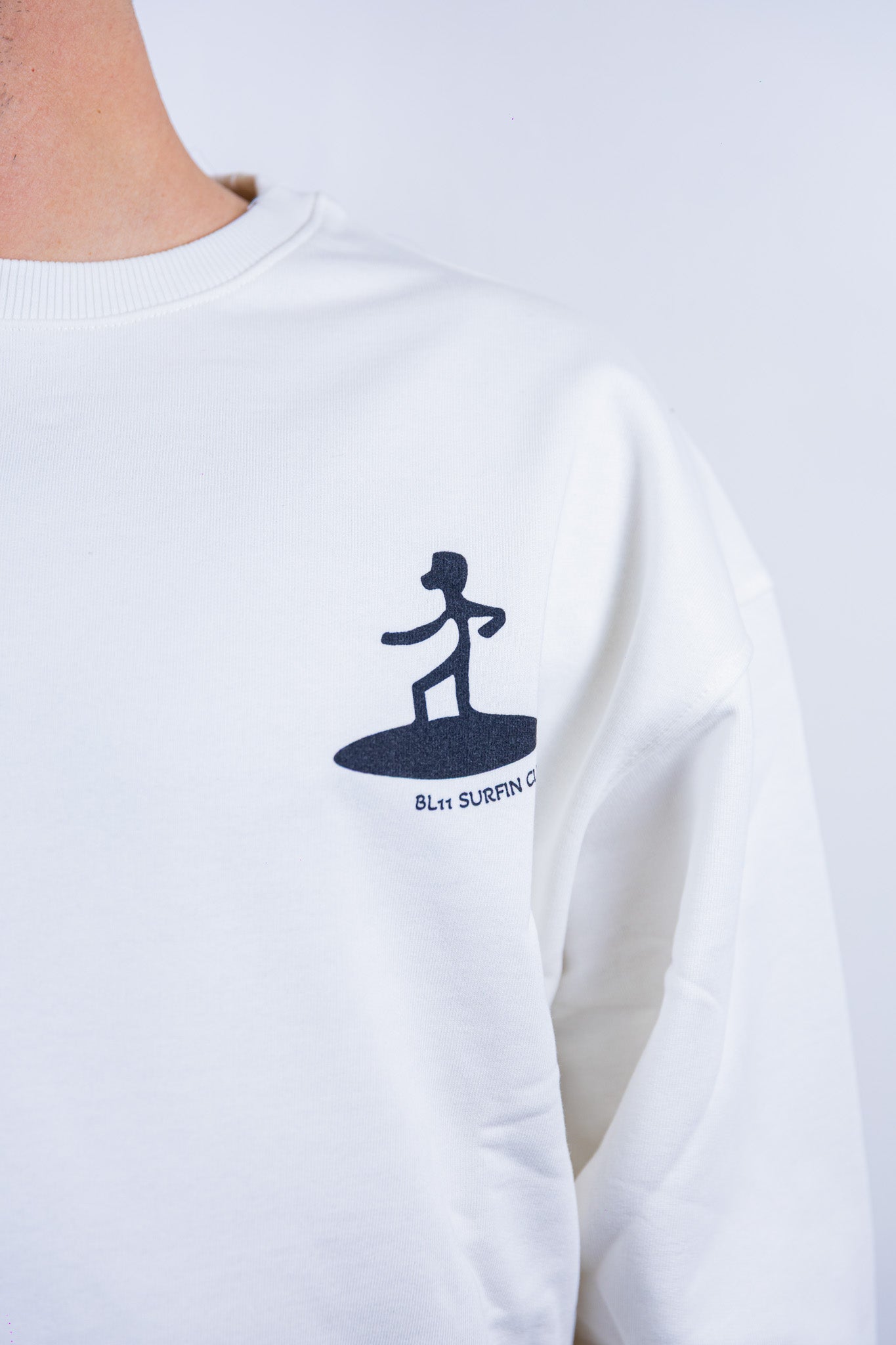 FELPA STAMPA SURF BL11 PANNA