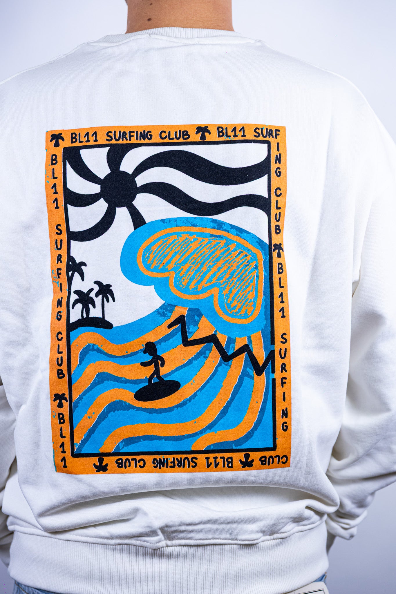 FELPA STAMPA SURF BL11 PANNA