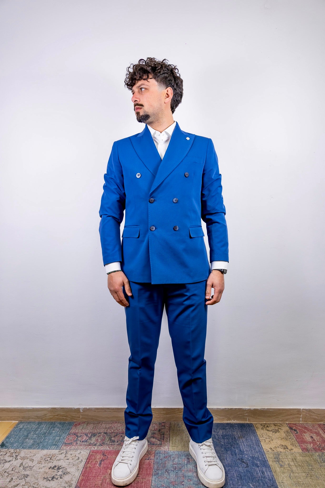 ABITO DOPPIOPETTO OVER-D BLU