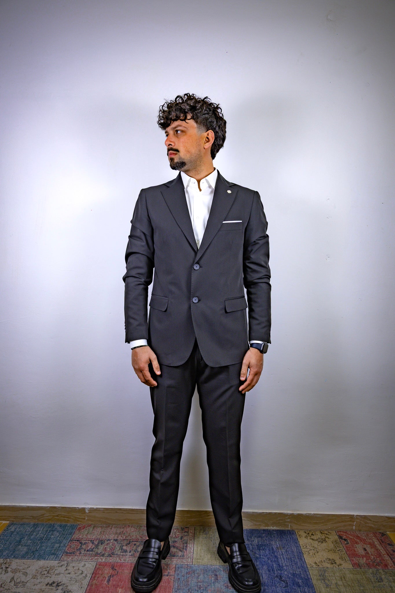 ABITO 2 BOTTONI OVER-D NERO