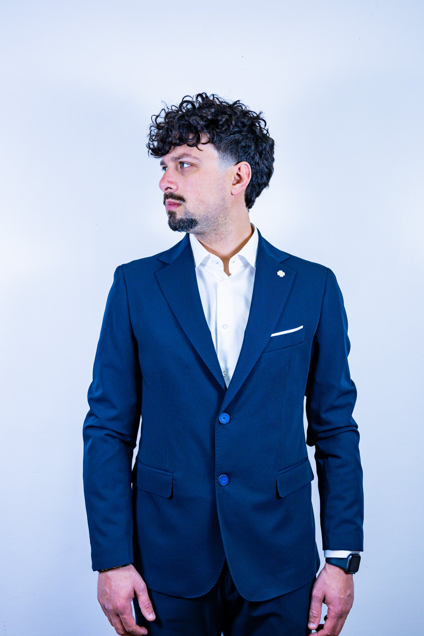 ABITO 2 BOTTONI OVER-D BLU