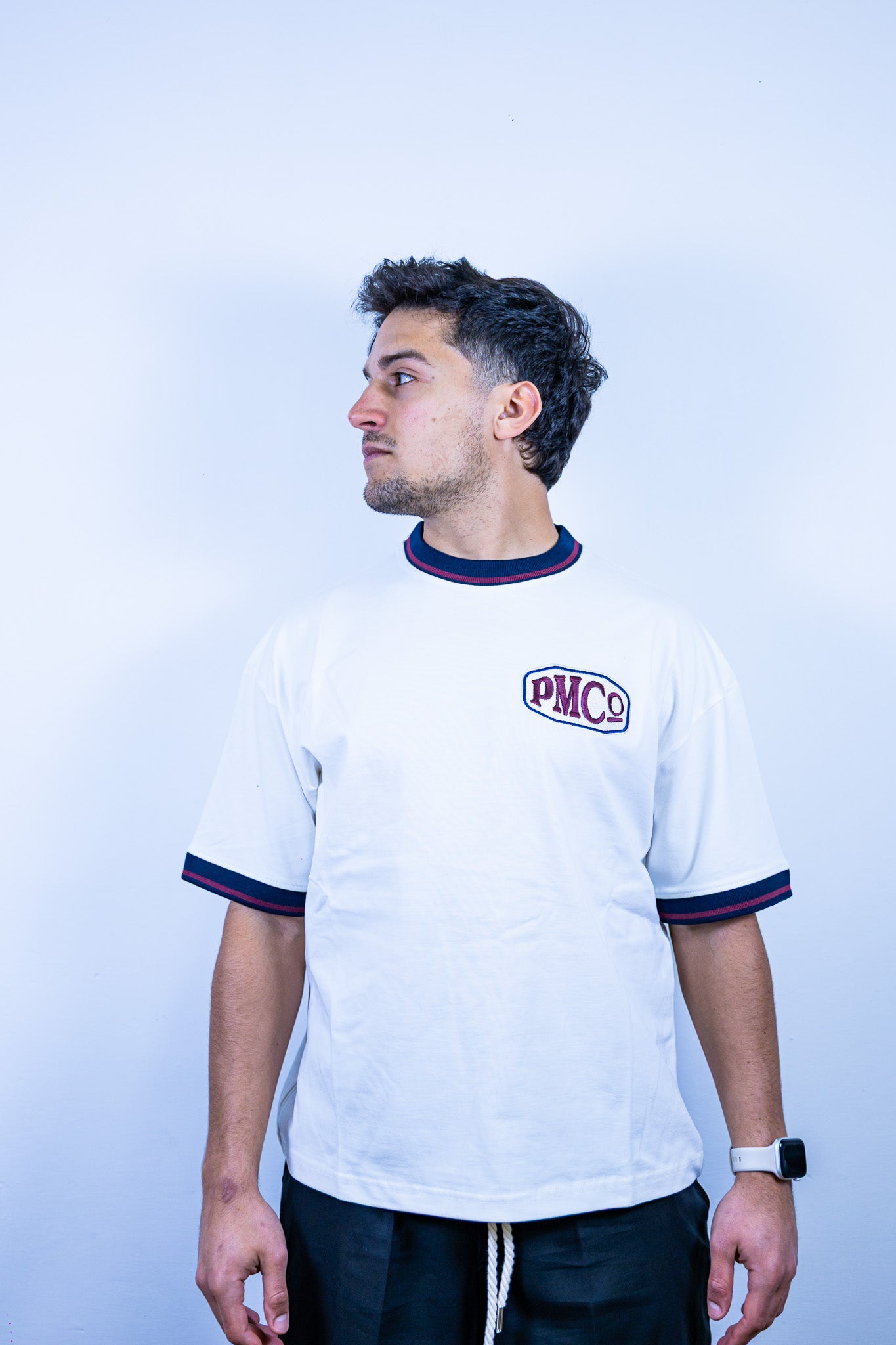 T-SHIRT PMCO PROHIBITED BIANCA