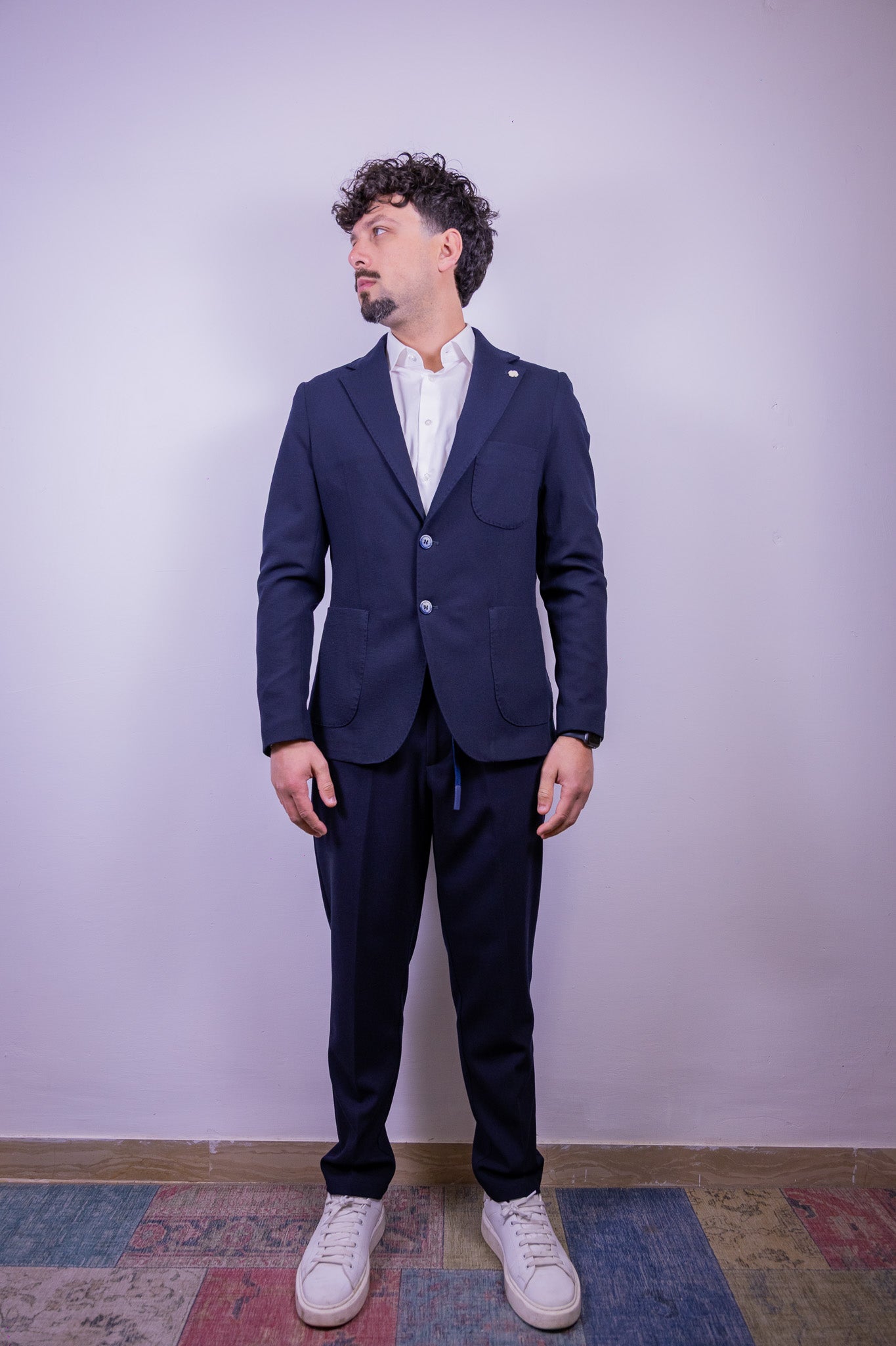 ABITO OVER-D BLU NAVY