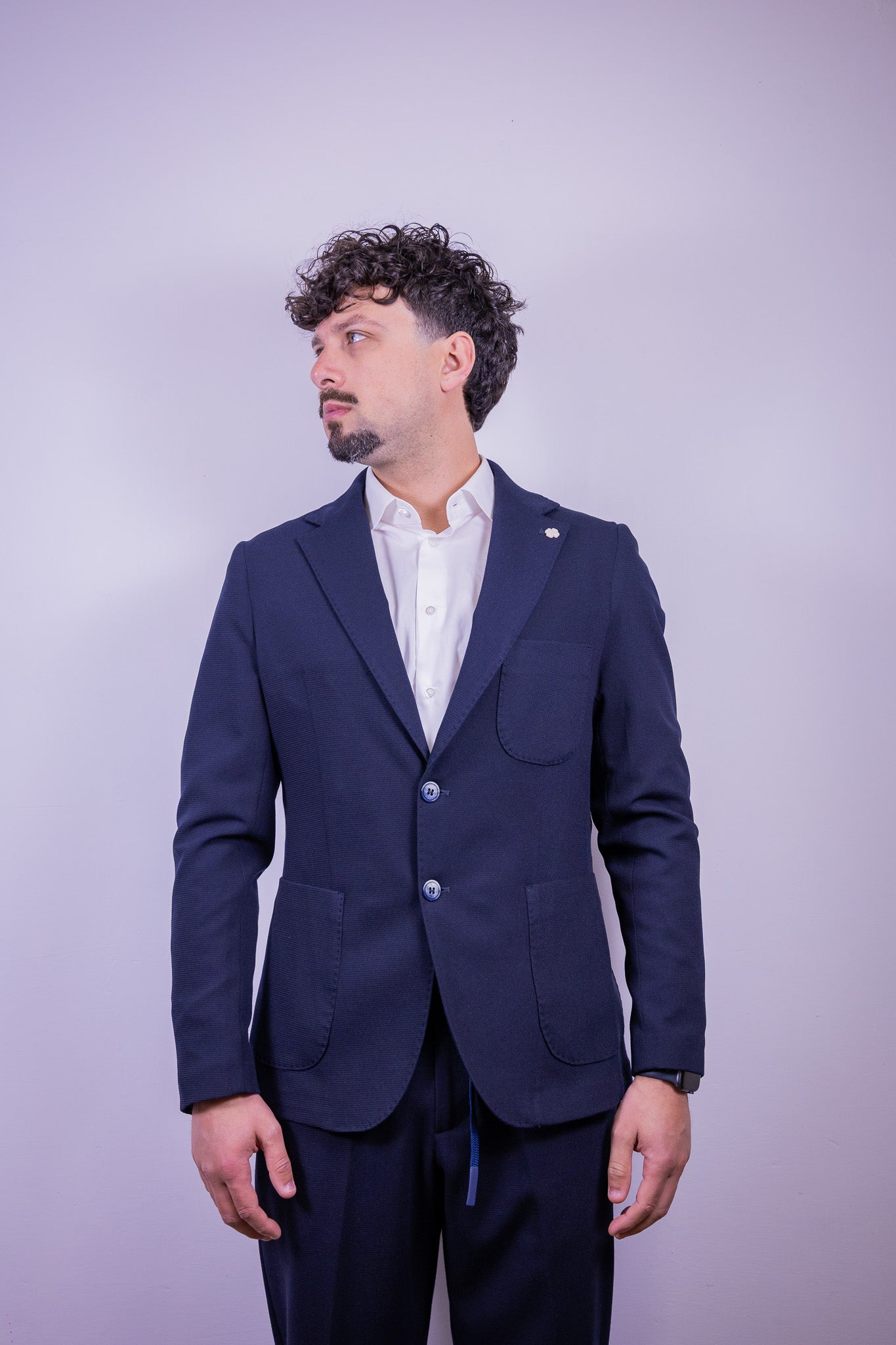 ABITO OVER-D BLU NAVY