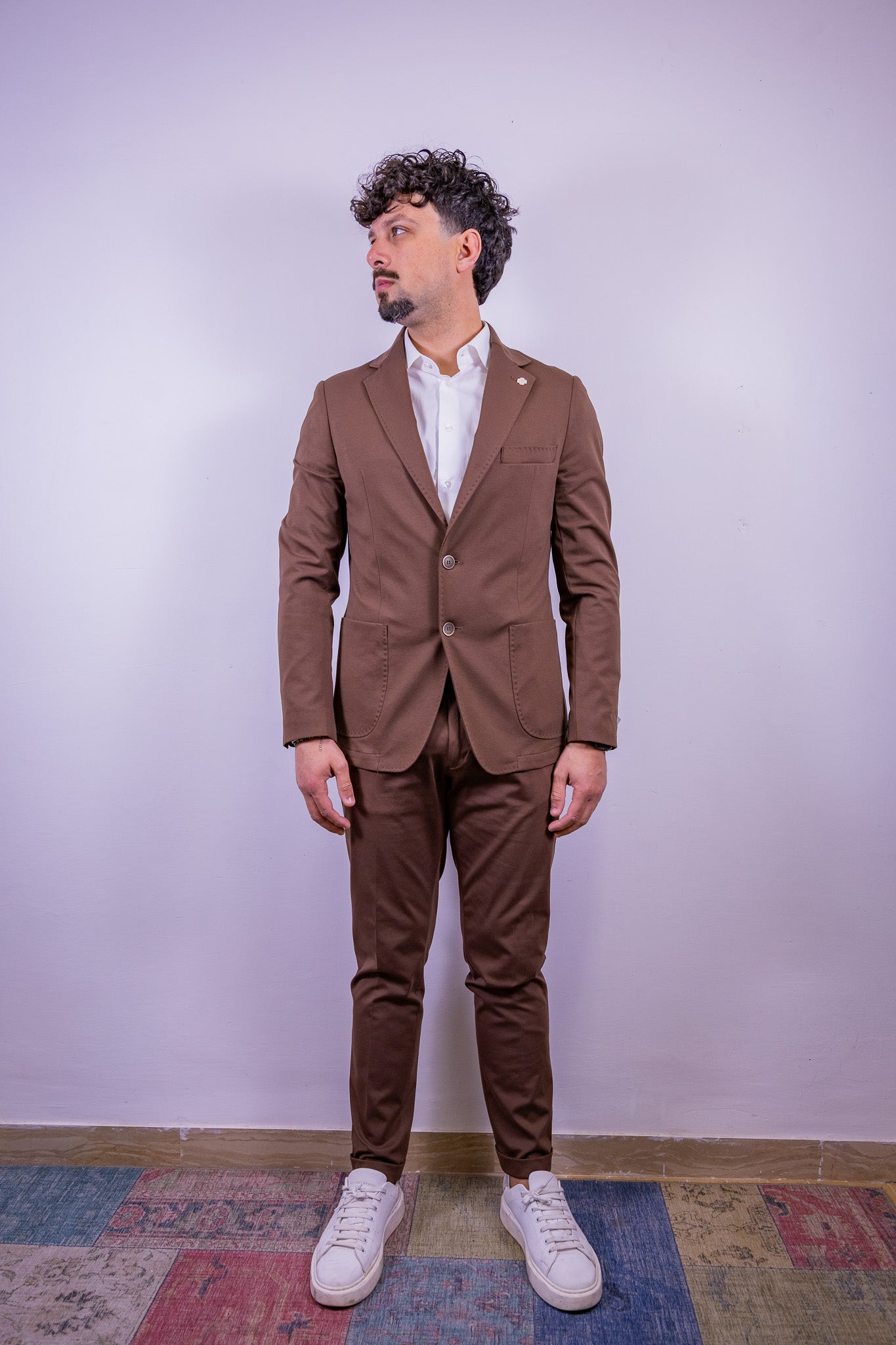 ABITO PUNTO MILANO OVER-D TABACCO