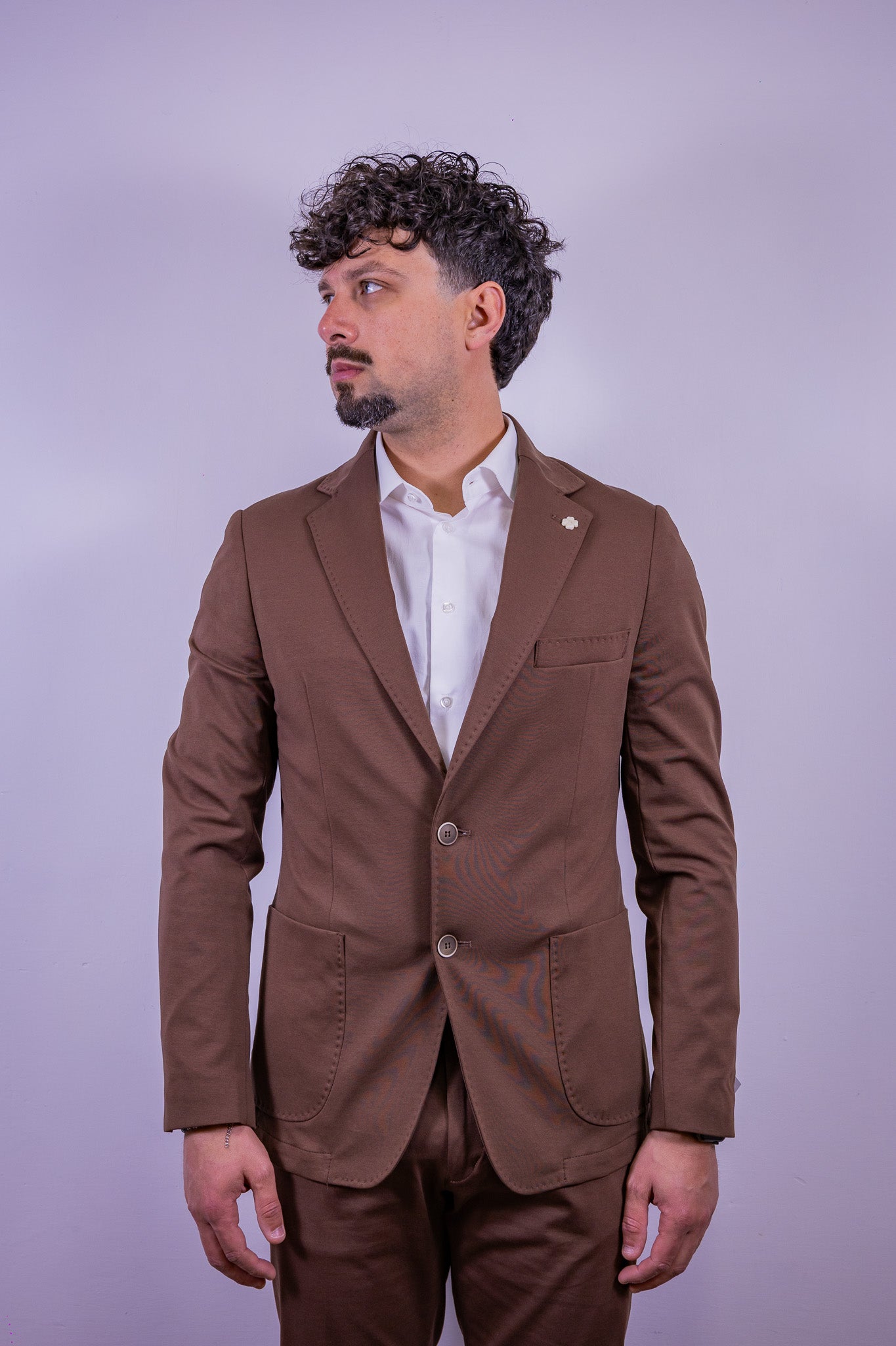 ABITO PUNTO MILANO OVER-D TABACCO