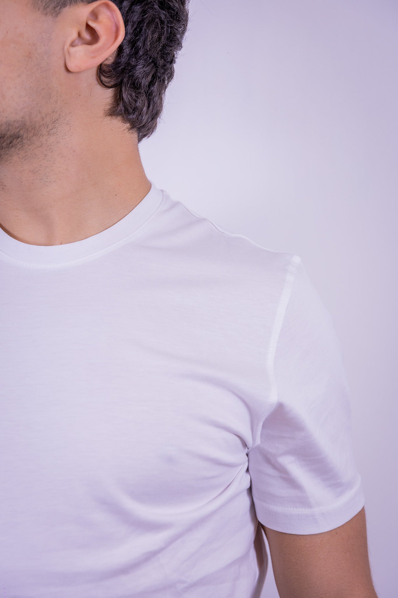 T-SHIRT COTONE SUPIMA BERNA BIANCA