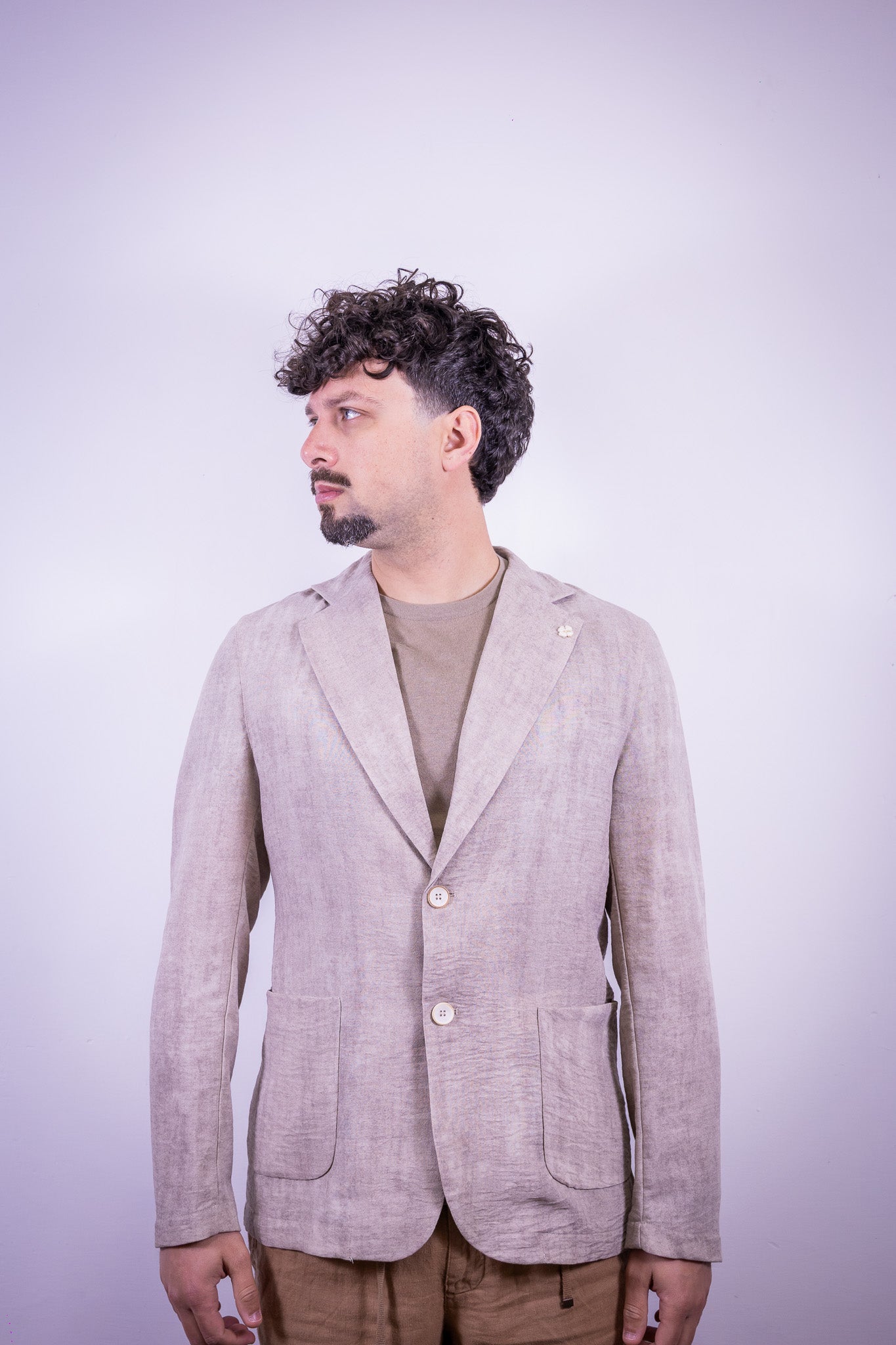 GIACCA TRAVEL OVER-D BEIGE