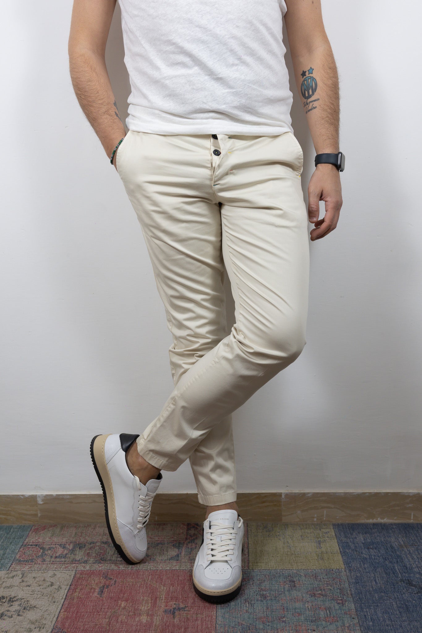 CHINOS RASO BERNA PANNA