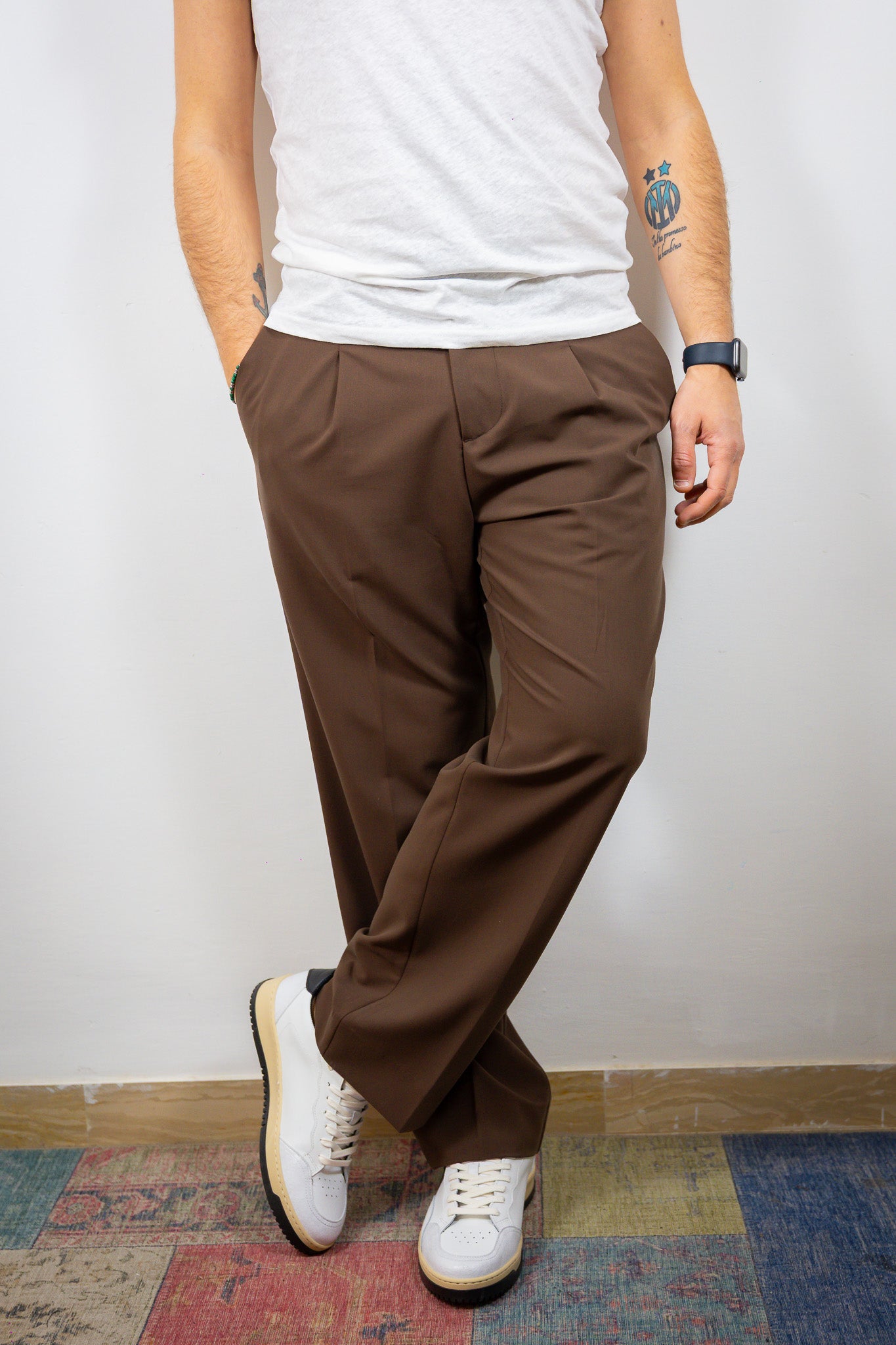 PANTALONE MARLON WHY NOT BRAND MARRONE