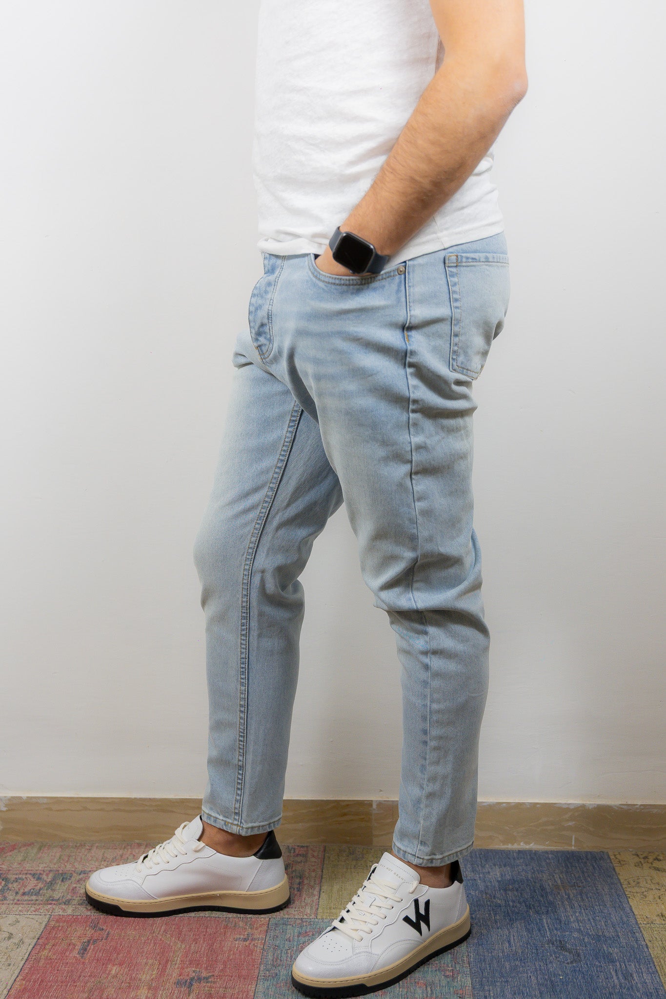 JEANS CROPPED BERNA CELTIC PARK LAVAGGIO CHIARO