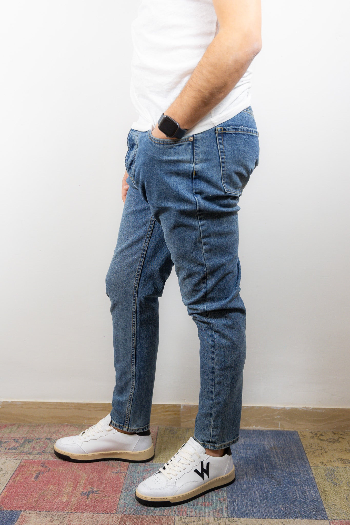 JEANS CROPPED BERNA CELTIC PARK LAVAGGIO SCURO