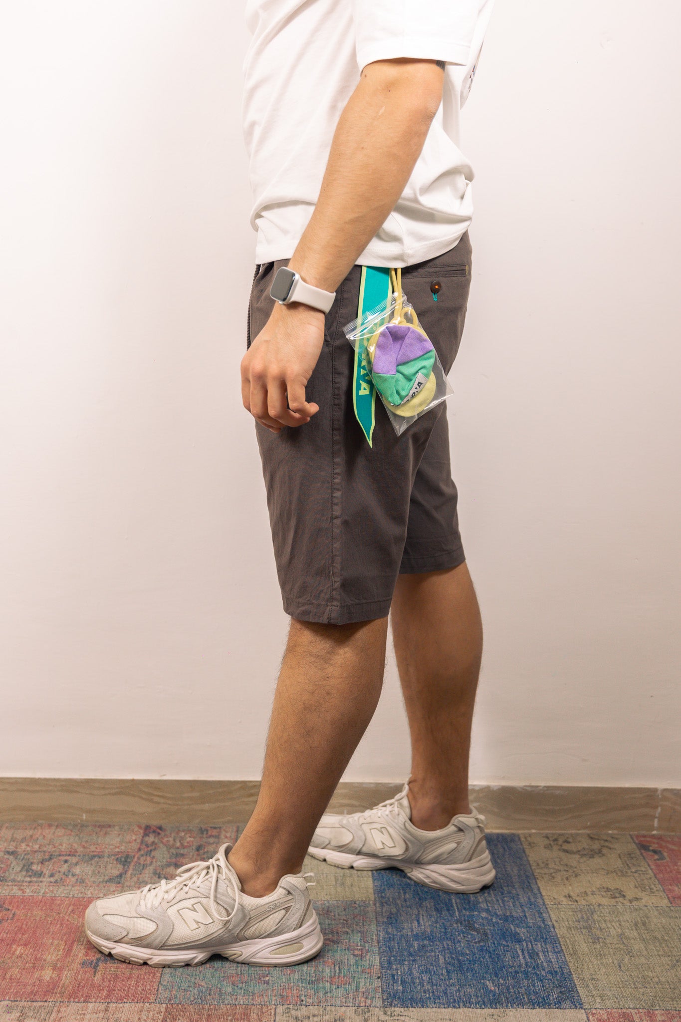 BERMUDA PANTALACCIO MISTO LINO BERNA CAFFE'